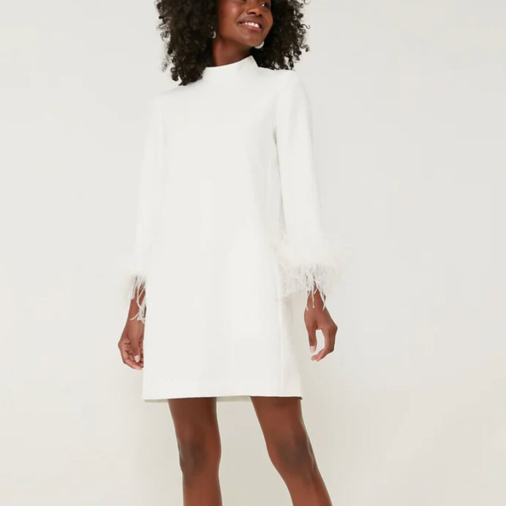 Tuckernuck Feather Sleeve Dress